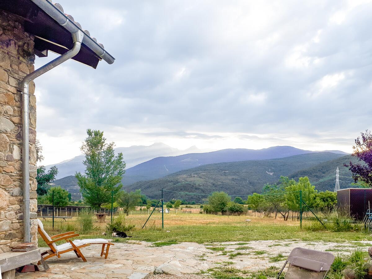 Albergue A'Noguera Castiello de Jaca Exteriér fotografie